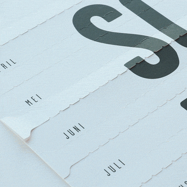 Atelier Jacques 'Scheurkalender 2018' designed door Cayman