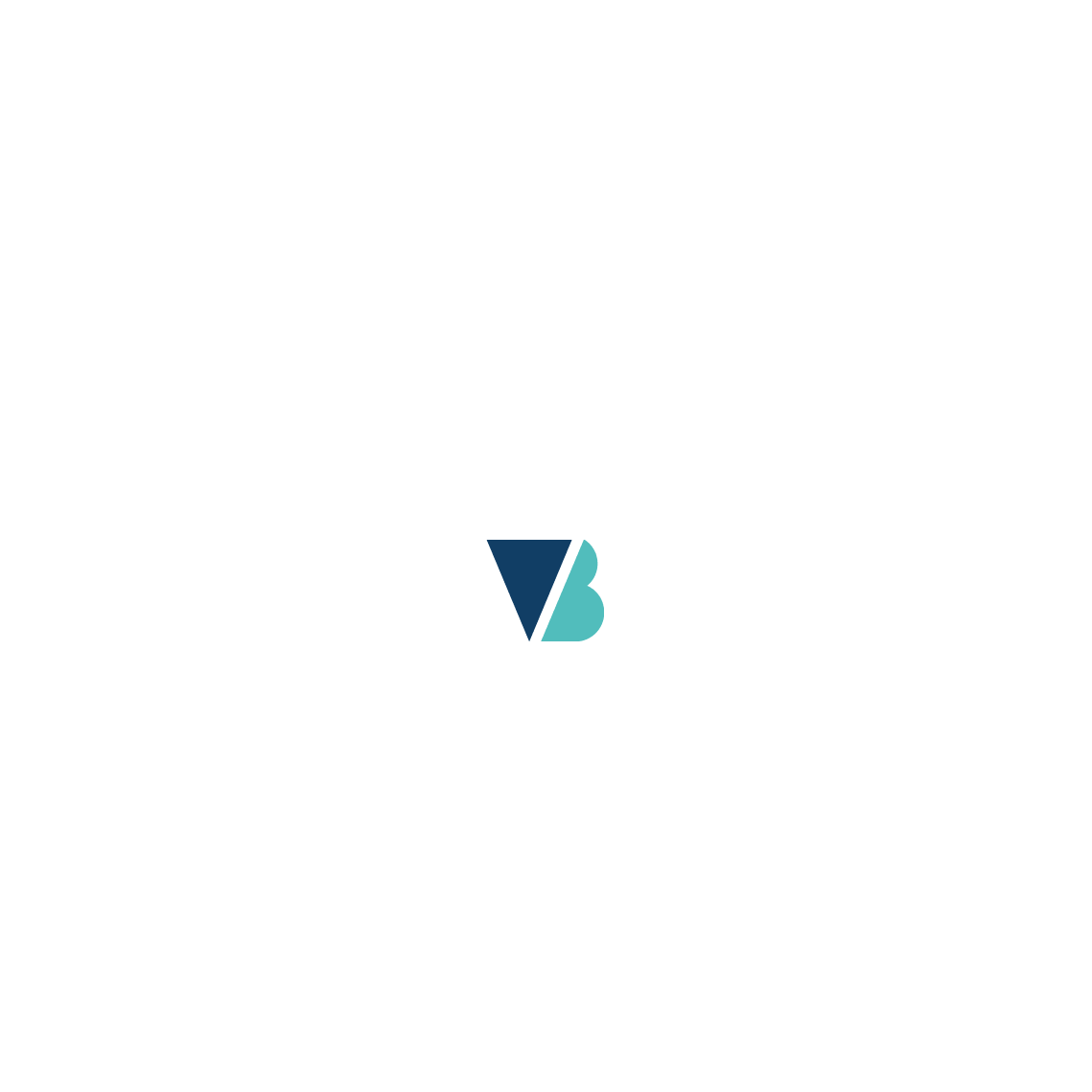 Het nieuwe logo van Vanden Broele met het patroon